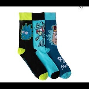 ADULT SWIM Rick and Morty‎ Socks 3-Pack